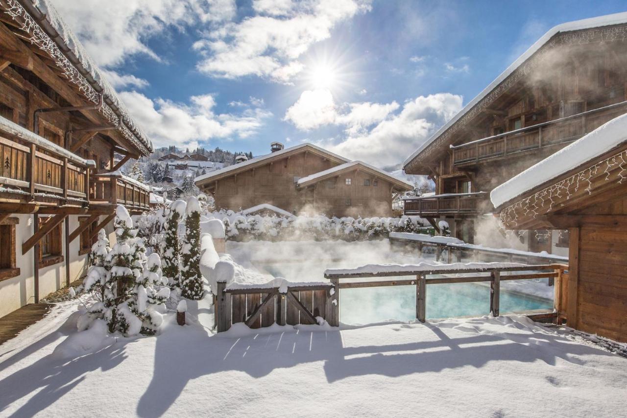 Hotel Les Loges Blanches Megève Exterior foto